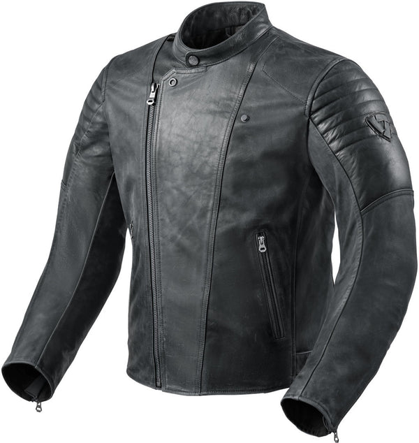 REVIT 骑行夹克 Surgent Motorcycle Leather Jacket Black