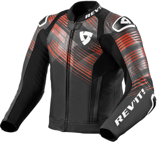 REVIT 骑行夹克 Apex Motorcycle Leather Jacket Black/Red