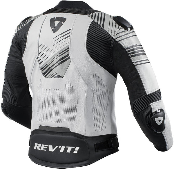 REVIT 骑行夹克 Apex Motorcycle Leather Jacket White/Black