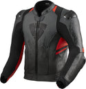 REVIT 骑行夹克 Quantum 2 Motorcycle Leather Jacket Dark Grey/Black/Red