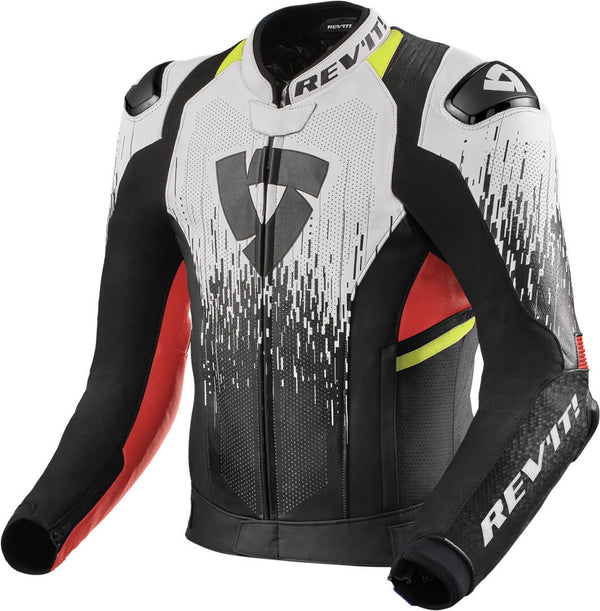 REVIT 骑行夹克 Quantum 2 Pro Air Motorcycle Leather Jacket White/Red