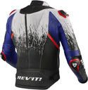 REVIT 骑行夹克 Quantum 2 Pro Air Motorcycle Leather Jacket White/Blue
