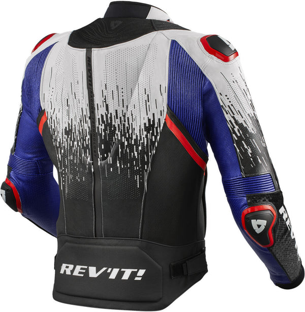 REVIT 骑行夹克 Quantum 2 Pro Air Motorcycle Leather Jacket White/Blue