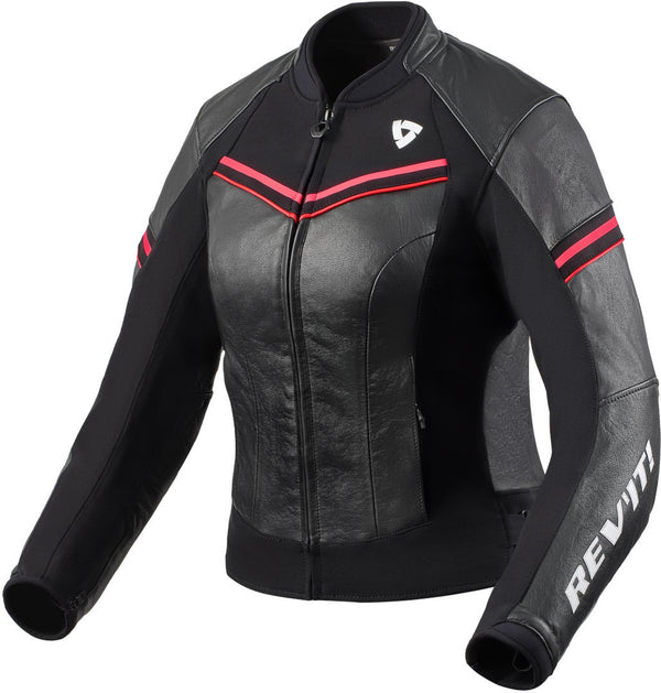 REVIT 骑行夹克 Median Ladies Motorcycle Leather Jacket Black/Pink