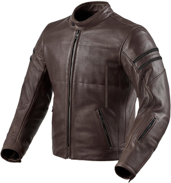 REVIT 骑行夹克 Stride Motorcycle Leather Jacket Brown