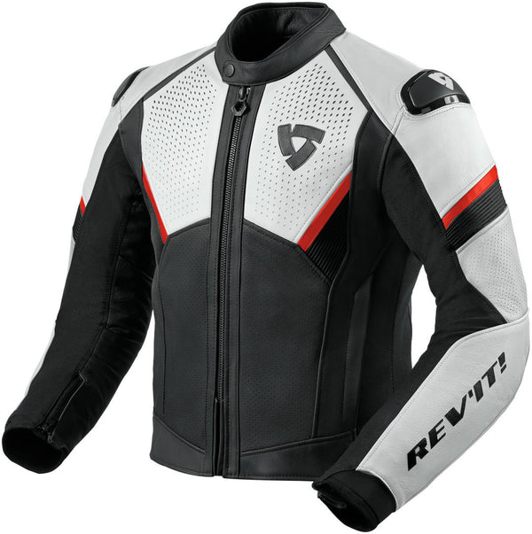 REVIT 骑行夹克 Matador Motorcycle Leather Jacket Black/White/Red