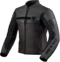 REVIT 骑行夹克 Mile Motorcycle Leather Jacket Black