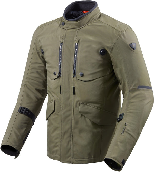 REVIT 骑行夹克 Trench Gore-Tex Motorcycle Textile Jacket Dark Green