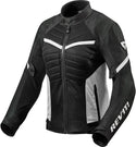 REVIT 骑行夹克 Arc Air Ladies Motorcycle Textile Jacket Black/White