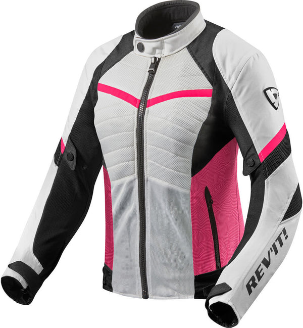 REVIT 骑行夹克 Arc Air Ladies Motorcycle Textile Jacket White/Pink/Black