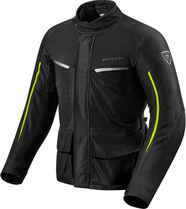 REVIT 骑行夹克 Voltiac 2 Motorcycle Textile Jacket Black/Neon/Yellow