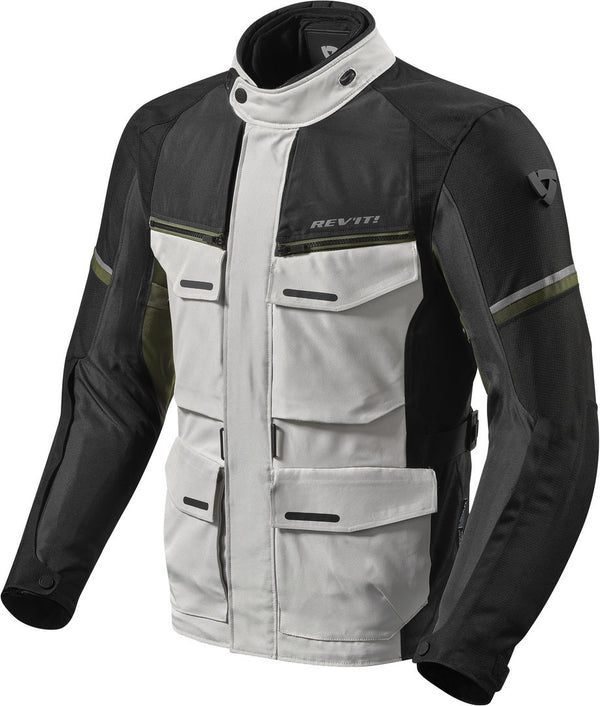 REVIT 骑行夹克 Outback 3 Motorcycle Textile Jacket Grey/Green