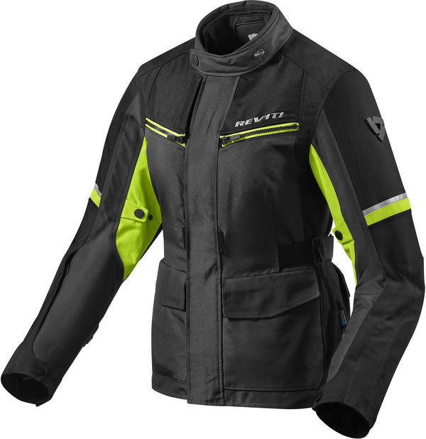 REVIT 骑行夹克 Outback 3 Ladies Motorcycle Textile Jacket Black/Neon/Yellow