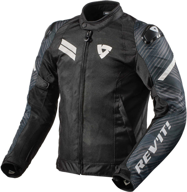 REVIT 骑行夹克 Apex Air H2O Motorcycle Textile Jacket Black/White