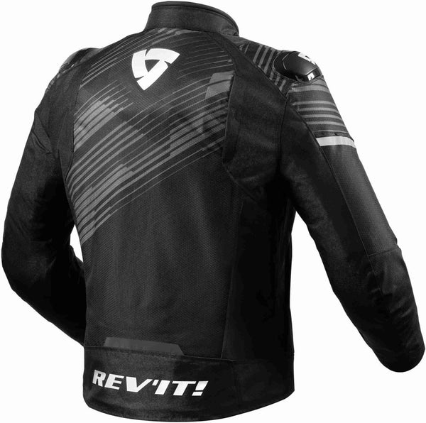 REVIT 骑行夹克 Apex H2O Motorcycle Textile Jacket Black/White
