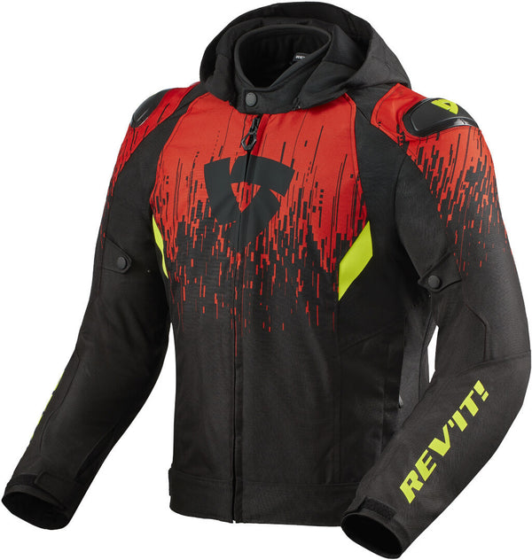 REVIT 骑行夹克 Quantum 2 H2O Motorcycle Textile Jacket Black/Red