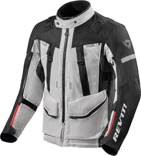 REVIT 骑行夹克 Sand 4 H2O Motorcycle Textile Jacket Silver/Black