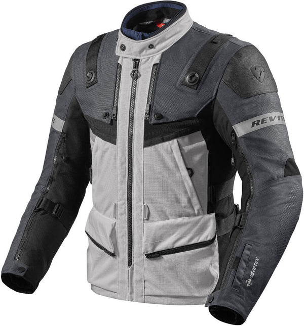 REVIT 骑行夹克 Defender 3 GTX Motorcycle Textile Jacket Silver/Anthracite