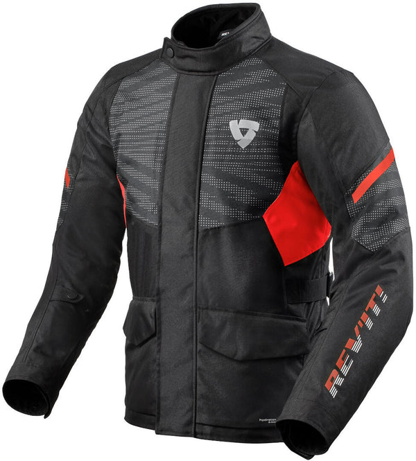 REVIT 骑行夹克 Duke H2O Motorcycle Textile Jacket Black/Red