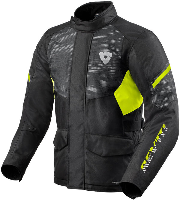REVIT 骑行夹克 Duke H2O Motorcycle Textile Jacket Black/Yellow