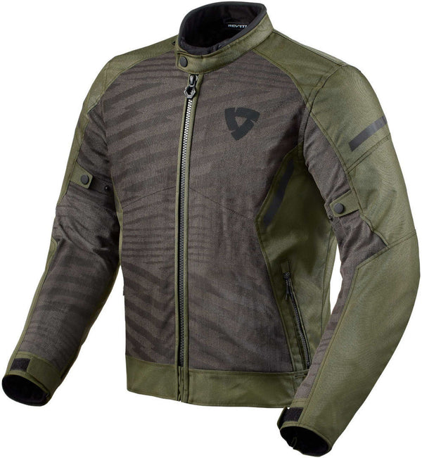 REVIT 骑行夹克 Torque 2 H2O Motorcycle Textile Jacket Black/Olive