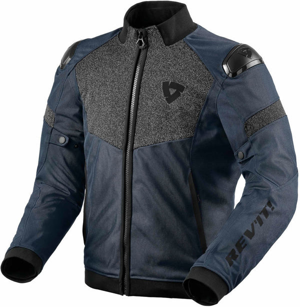 REVIT 骑行夹克 Action H2O Motorcycle Textile Jacket Black/Dark Blue