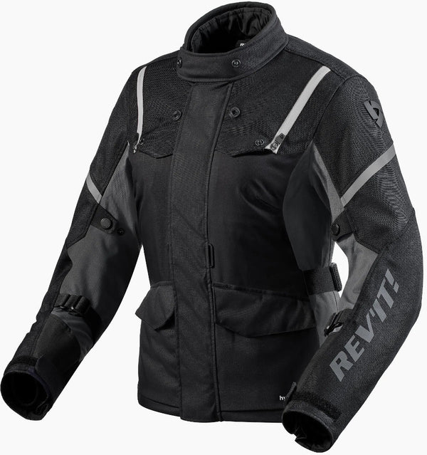 REVIT 骑行夹克 Horizon 3 H2O Ladies Motorcycle Textile Jacket Black/White