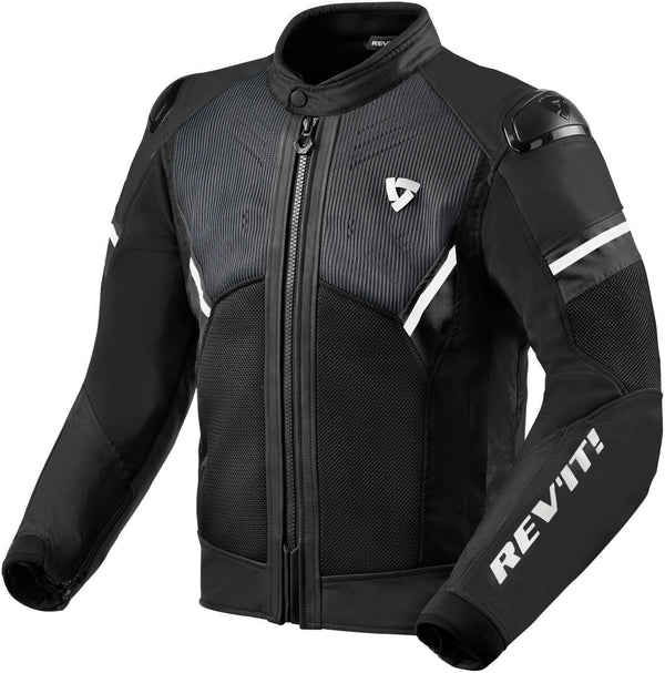REVIT 骑行夹克 Mantis 2 H2O Motorcycle Leather Jacket Black/White