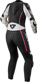 REVIT 骑行服 Xena 3 One Piece Ladies Motorcycle Leather Suit Black/White/Pink