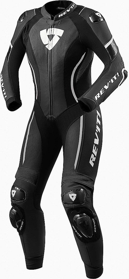 REVIT 骑行服 Xena 3 One Piece Ladies Motorcycle Leather Suit Black/White