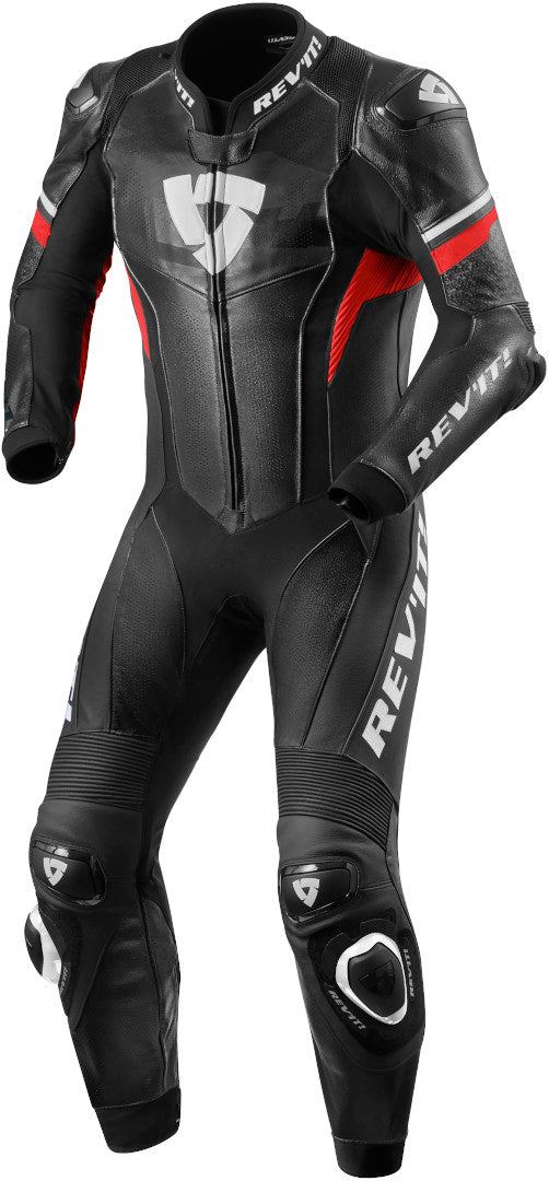 REVIT 骑行服 Hyperspeed One Piece Motorcycle Leather Suit Black/Red