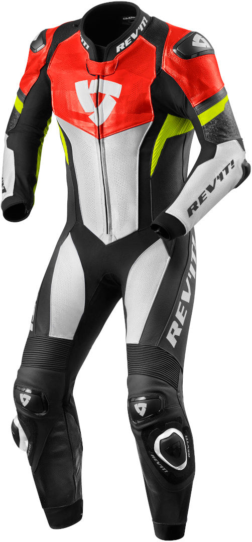 REVIT 骑行服 Hyperspeed One Piece Motorcycle Leather Suit Black/White/Red/Yellow