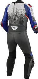 REVIT 骑行服 Quantum 2 One Piece Motorcycle Leather Suit White/Blue