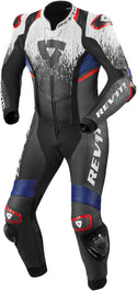 REVIT 骑行服 Quantum 2 One Piece Motorcycle Leather Suit White/Blue