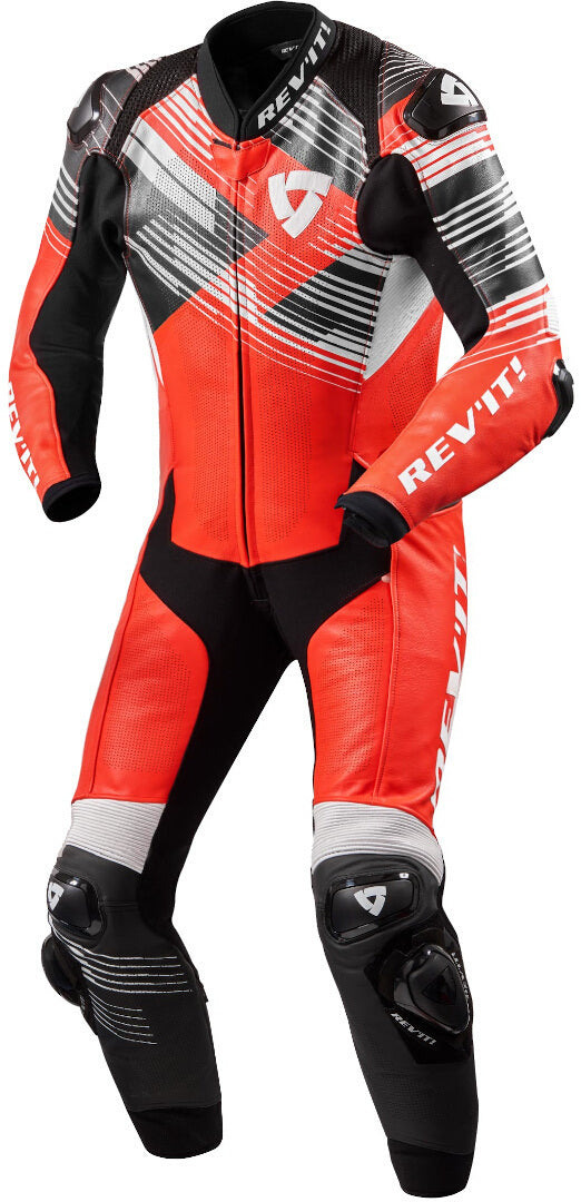 REVIT 骑行服 Apex 1-Piece Motorcycle Leather Suit Red/Black/White