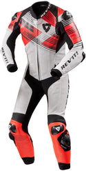 REVIT 骑行服 Apex 1-Piece Motorcycle Leather Suit White/Red/Black
