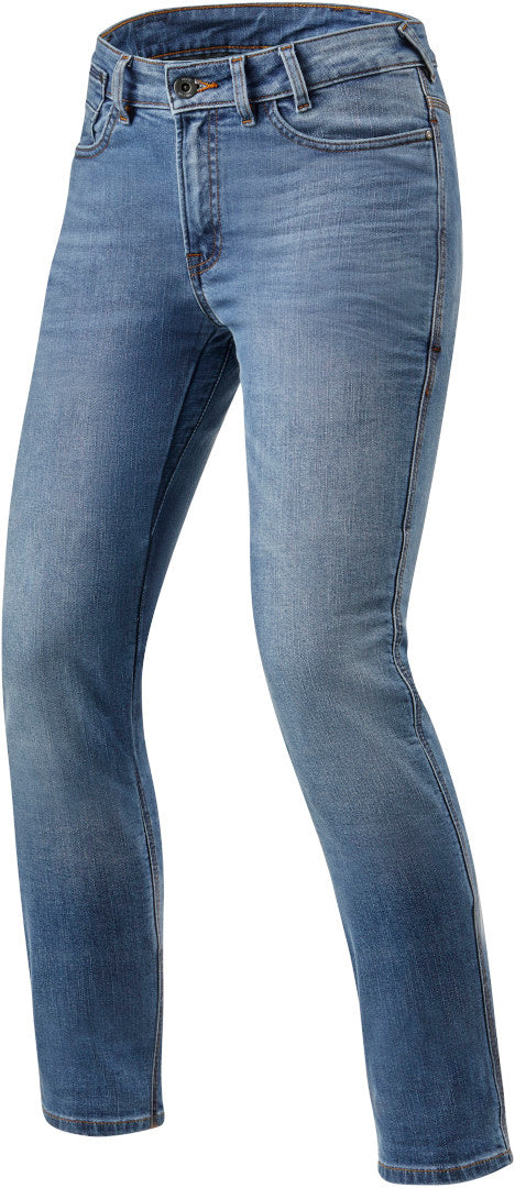 REVIT 骑行裤 Victoria Ladies Motorcycle Jeans Blue Stone Wash