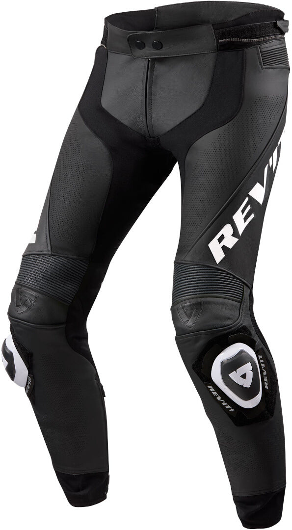 REVIT 骑行裤 Apex Motorcycle Leather Pants Black/White