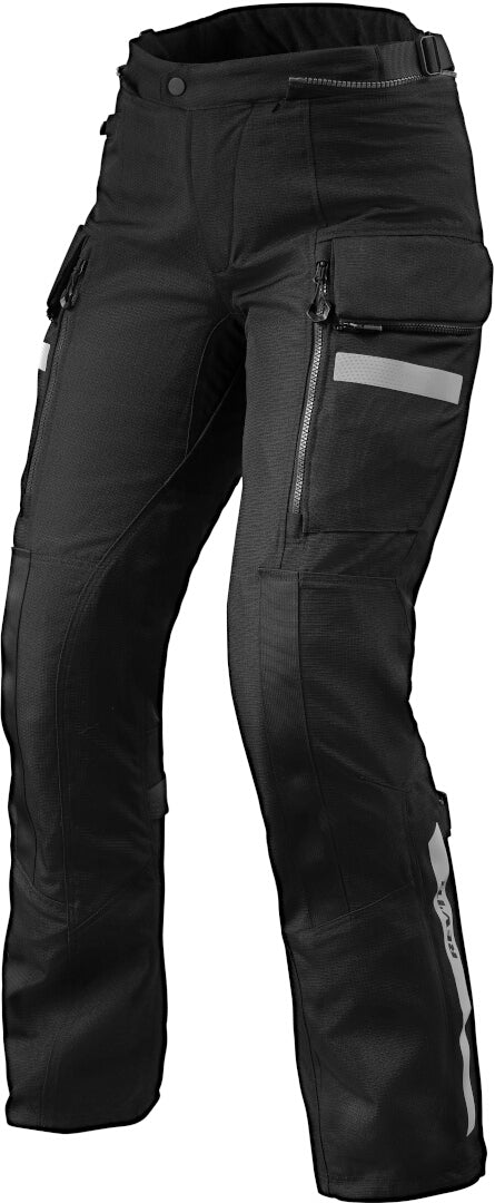 REVIT 骑行裤 Sand 4 H2O Ladies Motorcycle Textile Pants Black/Black