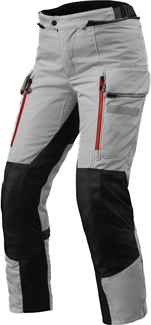 REVIT 骑行裤 Sand 4 H2O Ladies Motorcycle Textile Pants Silver/Black