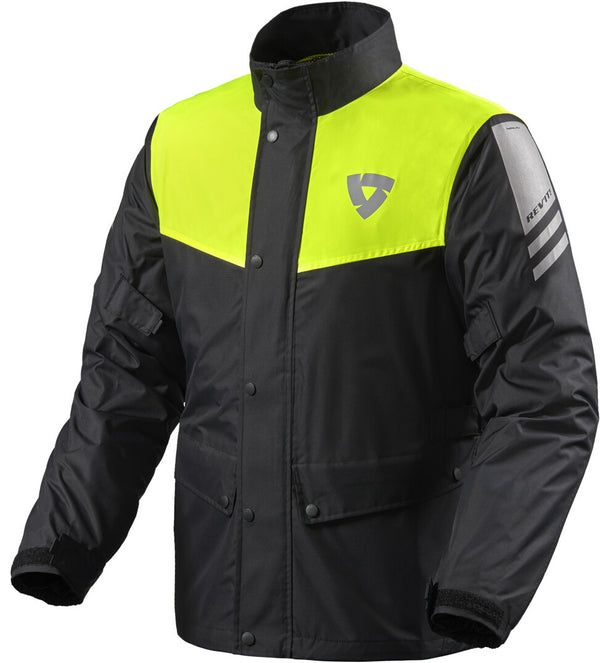 REVIT 骑行夹克 Nitric 3 H2O Rain Jacket Black/Neon