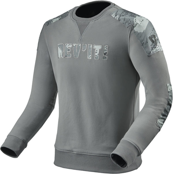 REVIT 骑行夹克 Whitby Motorcycle Sweatshirt Light Grey