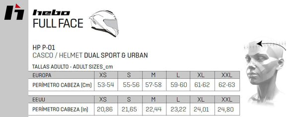Hebo 头盔 Helmet Integral Hr-P01 Sepang