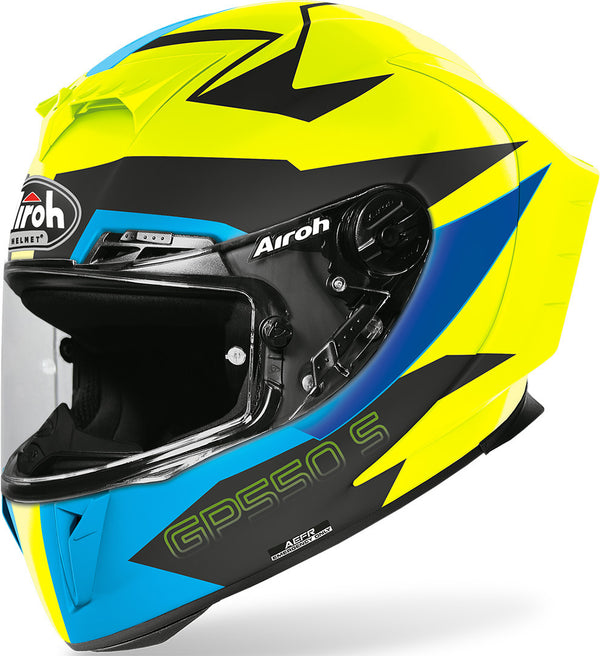 Airoh GP 550S Vektor Helmet Blue/Yellow