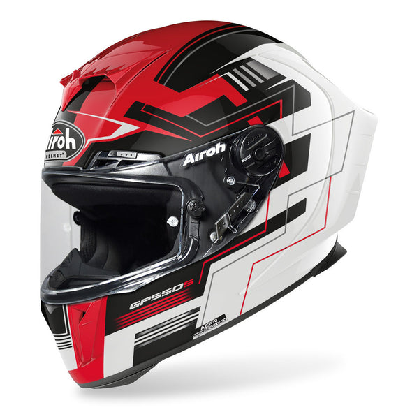 Airoh GP 550S Challenge Helmet Black/White/Red