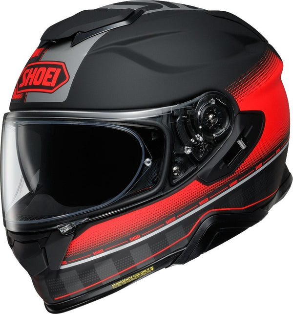 Shoei GT-Air 2 Tesseract Helmet Black Matt/Red