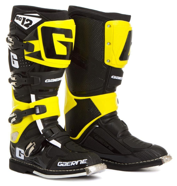 Gaerne 骑行靴 SG-12 Limited Edition Motocross Boots Black/Yellow