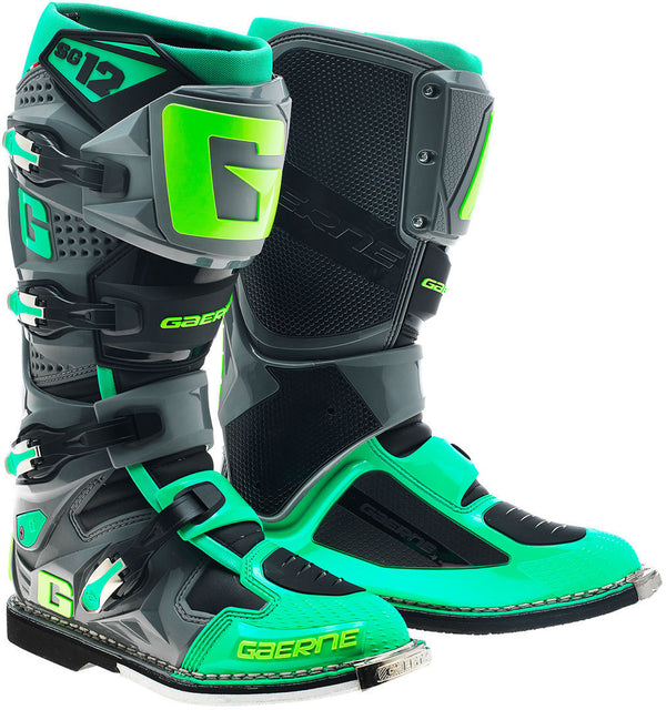 Gaerne 骑行靴 SG-12 Motocross Boots Green