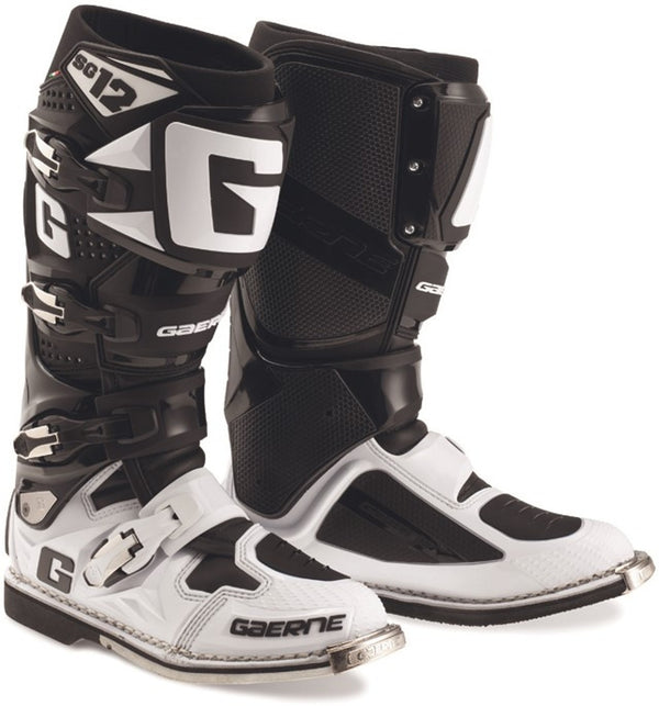 Gaerne 骑行靴 SG-12 Limited Edition Motocross Boots White/Black