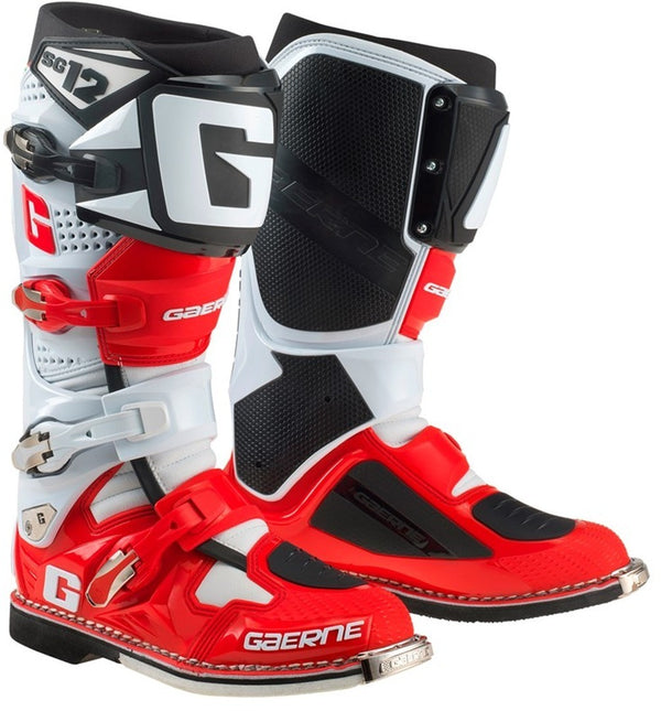 Gaerne 骑行靴 SG-12 Motocross Boots Red/Black/White